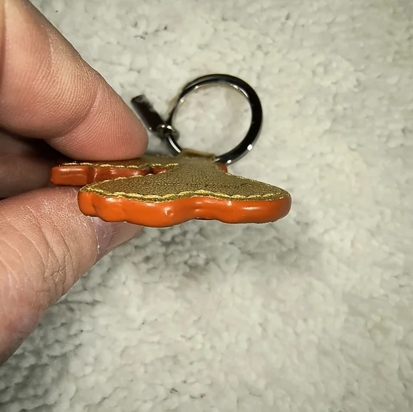 Coach Leather Koi Fish Keychain - Picture 5 of 6
